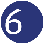 Graphic of a 6