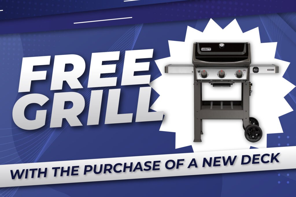 Free Grill With Deck Purchase Graphic